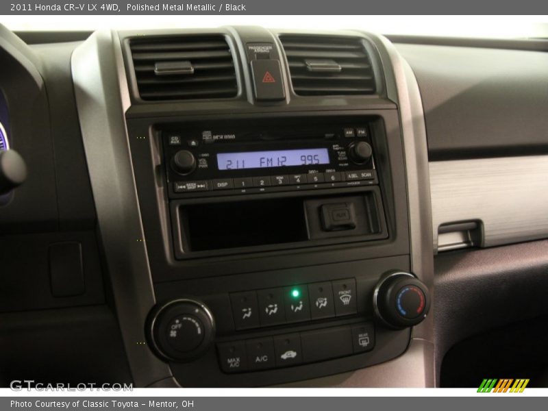 Polished Metal Metallic / Black 2011 Honda CR-V LX 4WD