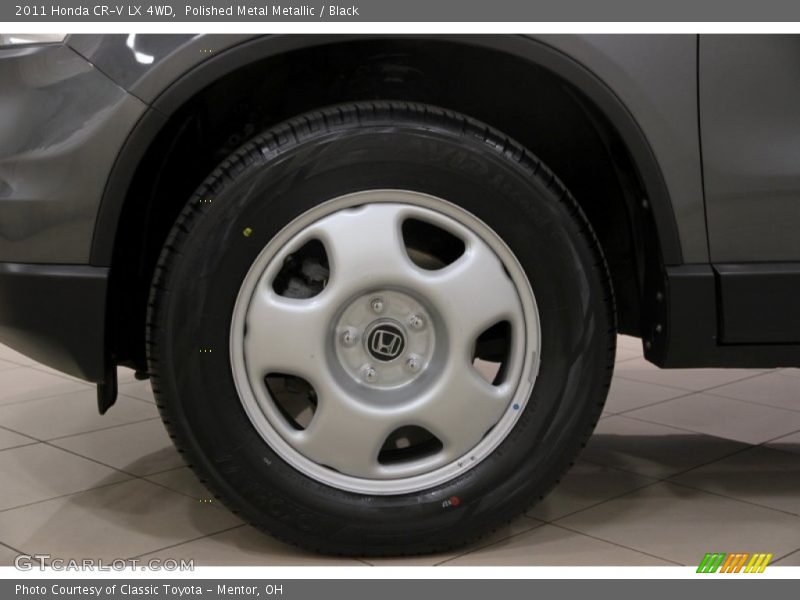 Polished Metal Metallic / Black 2011 Honda CR-V LX 4WD