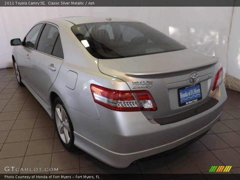 Classic Silver Metallic / Ash 2011 Toyota Camry SE
