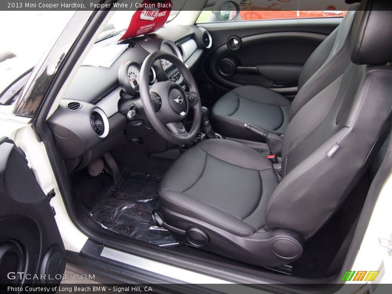 Pepper White / Carbon Black 2013 Mini Cooper Hardtop
