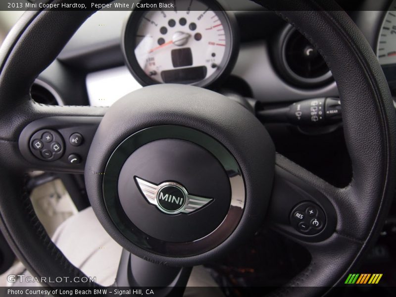 Pepper White / Carbon Black 2013 Mini Cooper Hardtop
