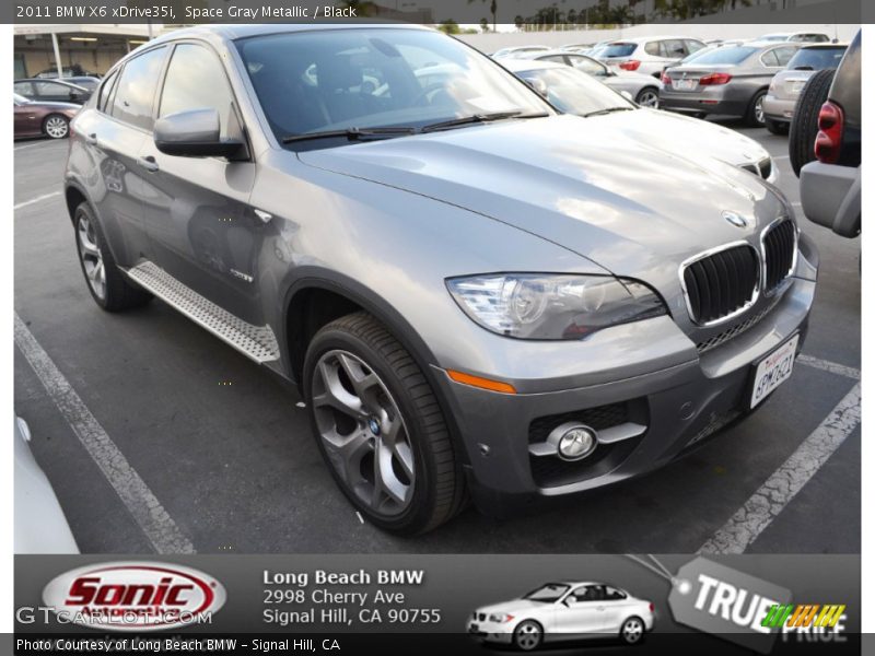 Space Gray Metallic / Black 2011 BMW X6 xDrive35i