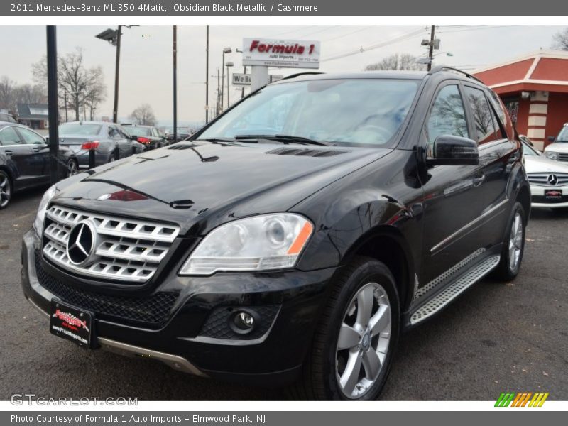 Obsidian Black Metallic / Cashmere 2011 Mercedes-Benz ML 350 4Matic