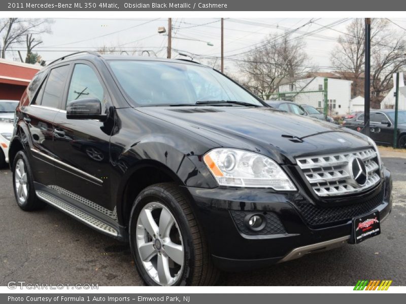 Obsidian Black Metallic / Cashmere 2011 Mercedes-Benz ML 350 4Matic