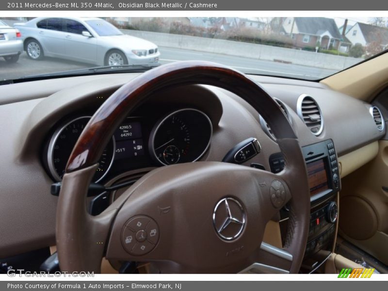 Obsidian Black Metallic / Cashmere 2011 Mercedes-Benz ML 350 4Matic