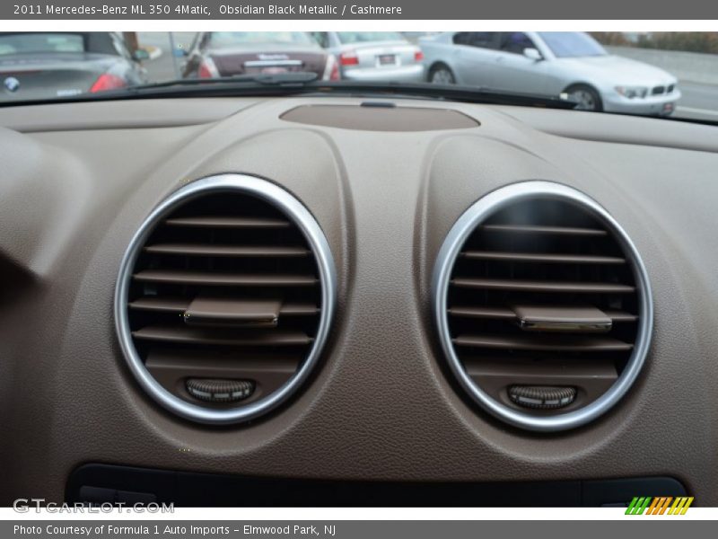 Obsidian Black Metallic / Cashmere 2011 Mercedes-Benz ML 350 4Matic