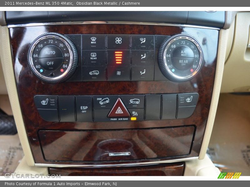 Obsidian Black Metallic / Cashmere 2011 Mercedes-Benz ML 350 4Matic