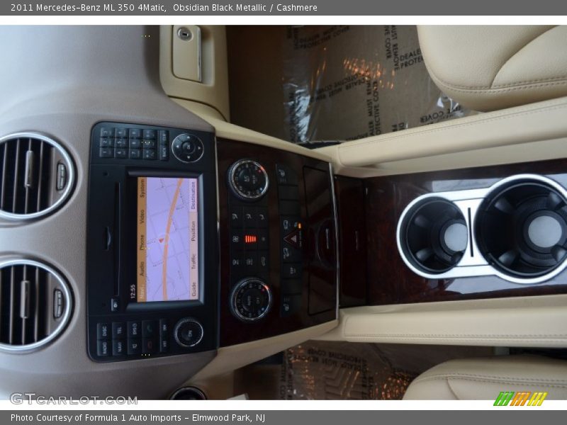 Obsidian Black Metallic / Cashmere 2011 Mercedes-Benz ML 350 4Matic