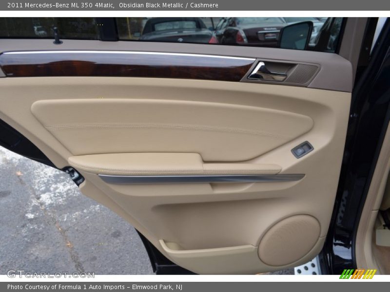 Obsidian Black Metallic / Cashmere 2011 Mercedes-Benz ML 350 4Matic