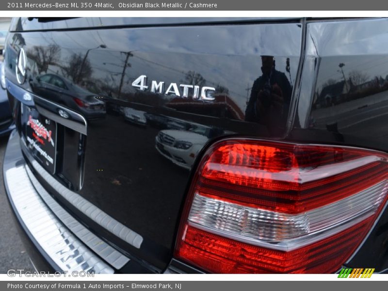 Obsidian Black Metallic / Cashmere 2011 Mercedes-Benz ML 350 4Matic