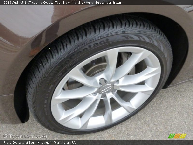 Teak Brown Metallic / Velvet Beige/Moor Brown 2013 Audi A5 2.0T quattro Coupe