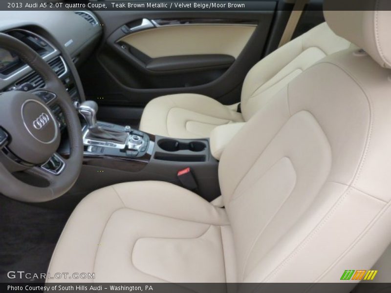 Teak Brown Metallic / Velvet Beige/Moor Brown 2013 Audi A5 2.0T quattro Coupe