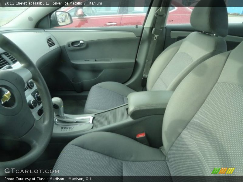 Silver Ice Metallic / Titanium 2011 Chevrolet Malibu LS