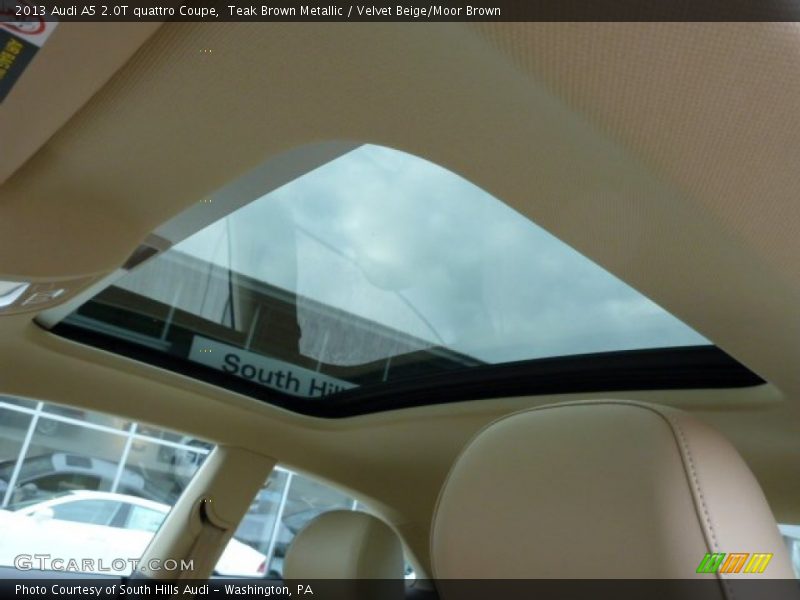 Teak Brown Metallic / Velvet Beige/Moor Brown 2013 Audi A5 2.0T quattro Coupe