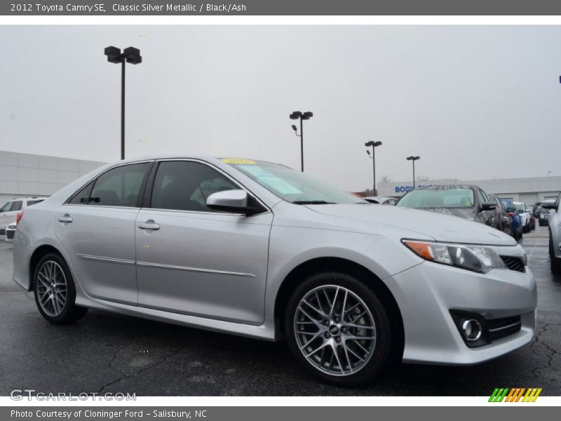 Classic Silver Metallic / Black/Ash 2012 Toyota Camry SE