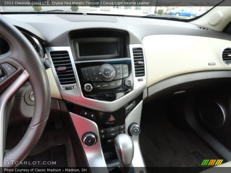 Crystal Red Metallic Tintcoat / Cocoa/Light Neutral Leather 2011 Chevrolet Cruze LTZ