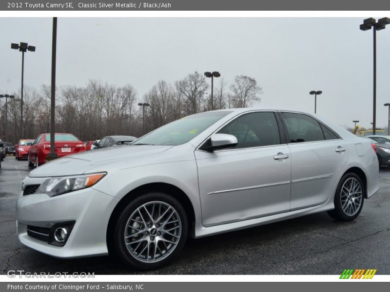 Classic Silver Metallic / Black/Ash 2012 Toyota Camry SE