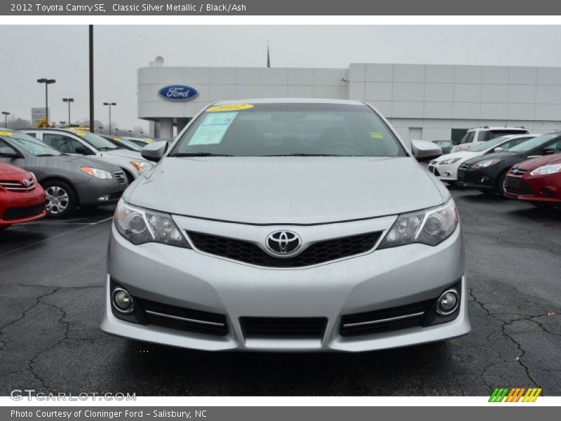 Classic Silver Metallic / Black/Ash 2012 Toyota Camry SE