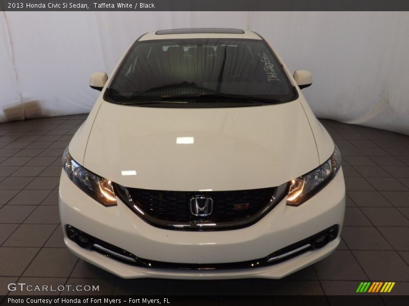 Taffeta White / Black 2013 Honda Civic Si Sedan