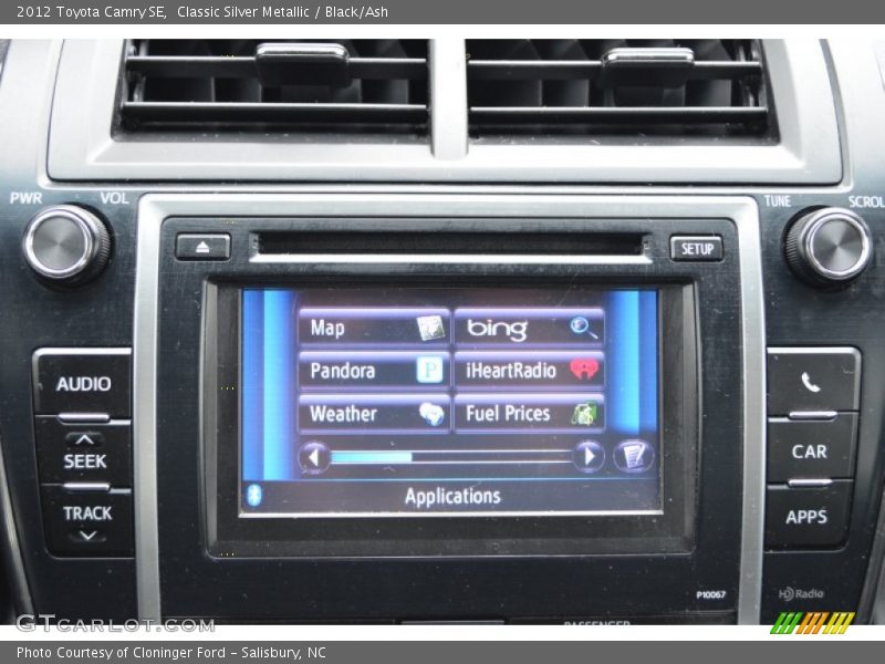 Classic Silver Metallic / Black/Ash 2012 Toyota Camry SE