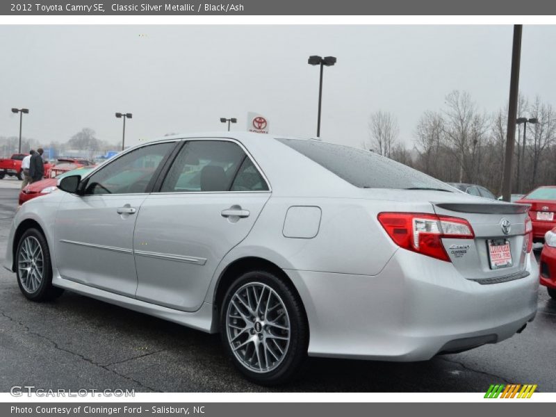 Classic Silver Metallic / Black/Ash 2012 Toyota Camry SE