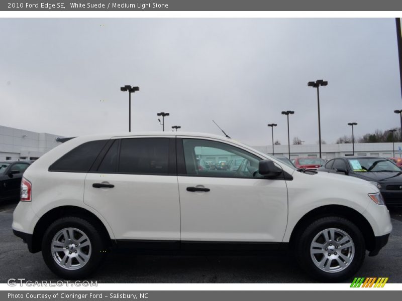 White Suede / Medium Light Stone 2010 Ford Edge SE