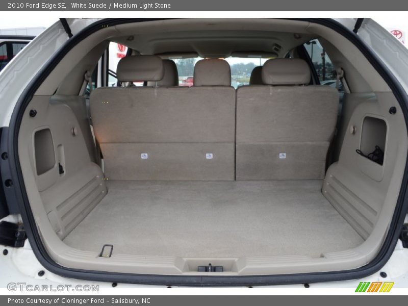 White Suede / Medium Light Stone 2010 Ford Edge SE