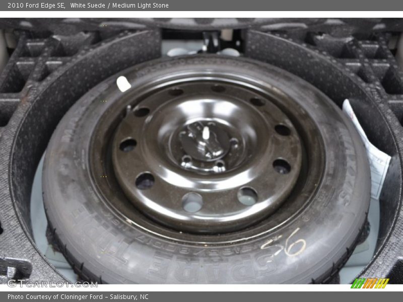 White Suede / Medium Light Stone 2010 Ford Edge SE