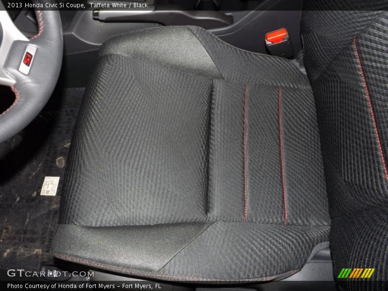 Taffeta White / Black 2013 Honda Civic Si Coupe
