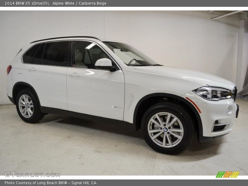 Alpine White / Canberra Beige 2014 BMW X5 sDrive35i