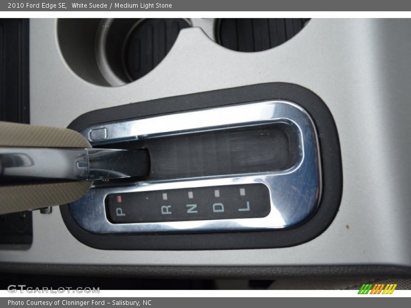 White Suede / Medium Light Stone 2010 Ford Edge SE