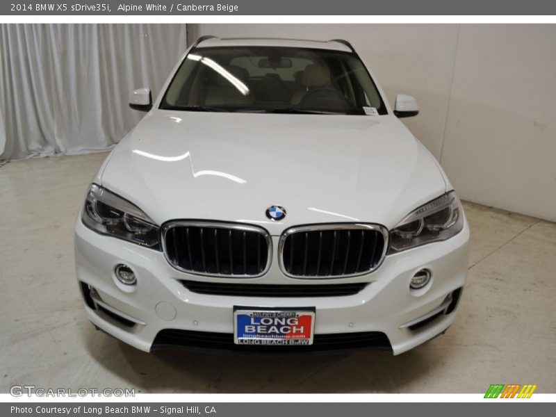 Alpine White / Canberra Beige 2014 BMW X5 sDrive35i