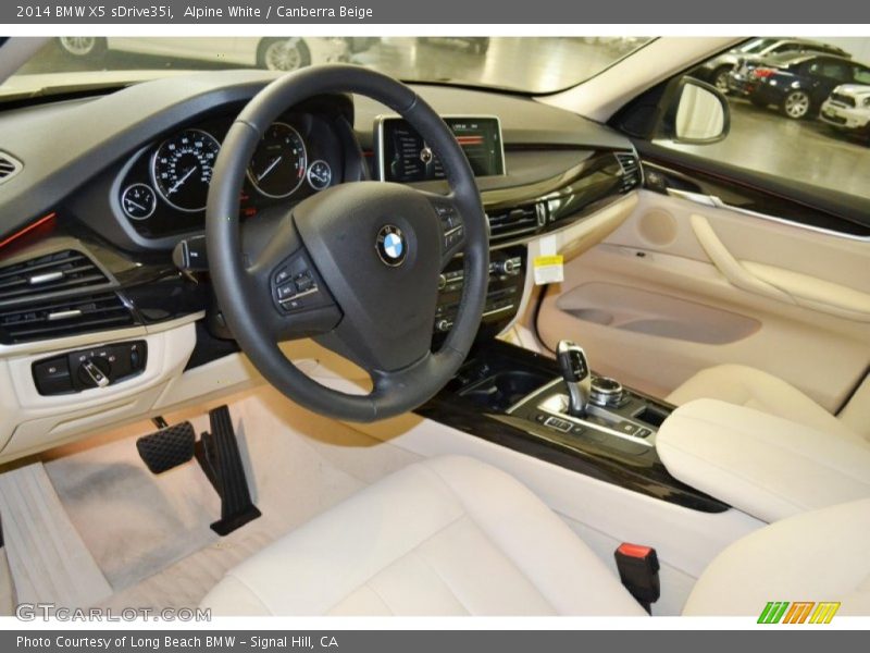 Alpine White / Canberra Beige 2014 BMW X5 sDrive35i