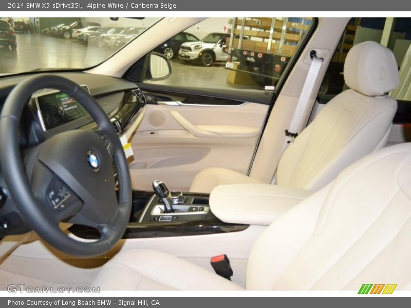 Alpine White / Canberra Beige 2014 BMW X5 sDrive35i