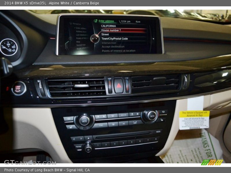 Alpine White / Canberra Beige 2014 BMW X5 sDrive35i