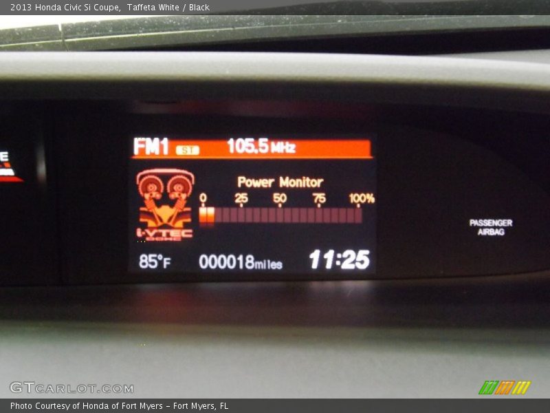 Taffeta White / Black 2013 Honda Civic Si Coupe