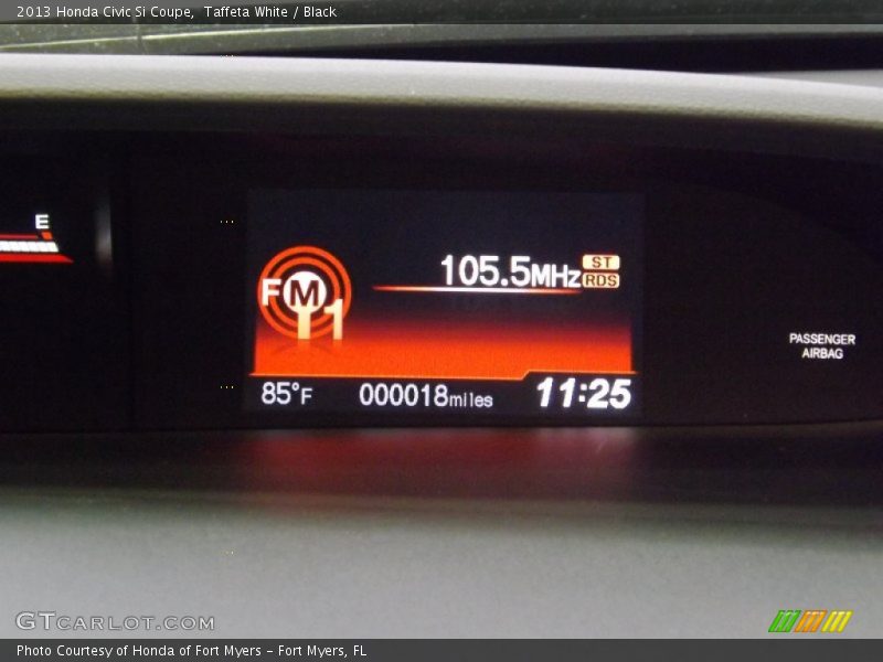 Taffeta White / Black 2013 Honda Civic Si Coupe