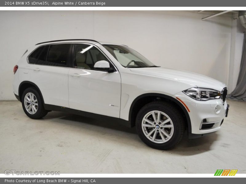 Alpine White / Canberra Beige 2014 BMW X5 sDrive35i