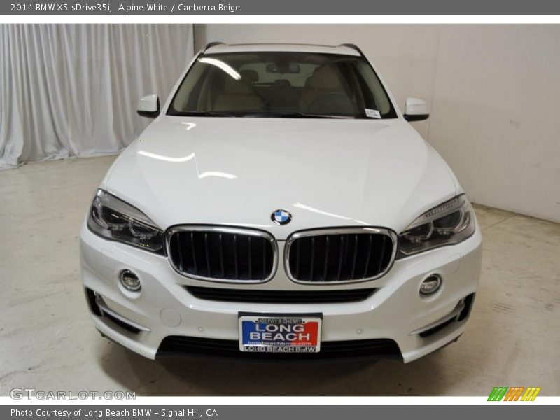 Alpine White / Canberra Beige 2014 BMW X5 sDrive35i