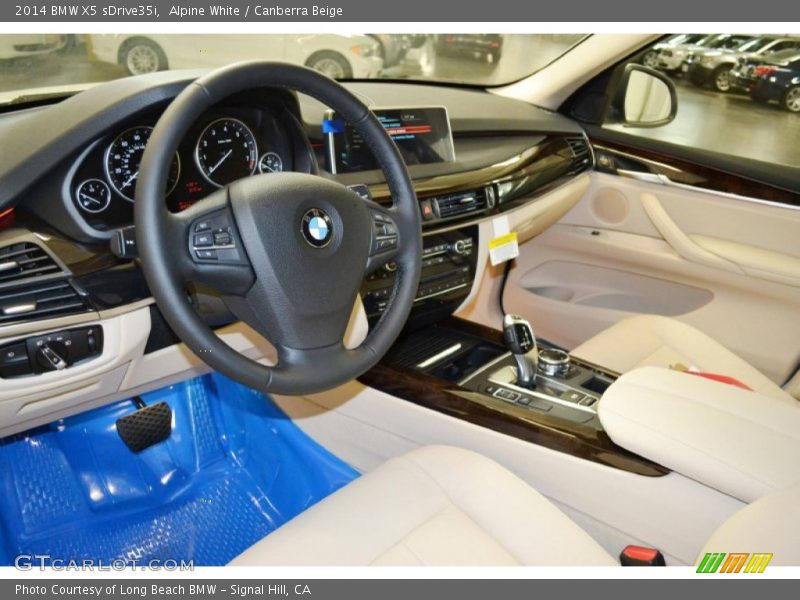 Alpine White / Canberra Beige 2014 BMW X5 sDrive35i
