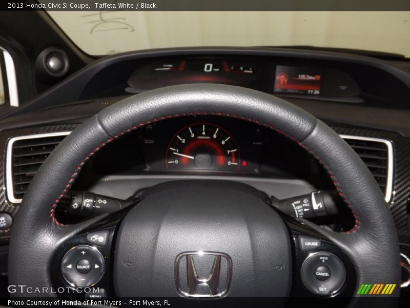 Taffeta White / Black 2013 Honda Civic Si Coupe