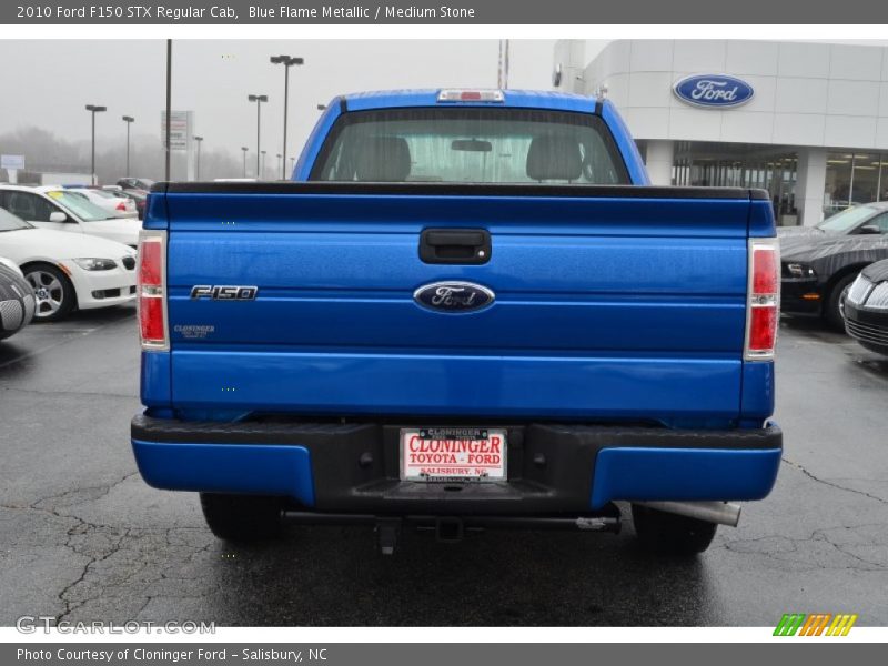 Blue Flame Metallic / Medium Stone 2010 Ford F150 STX Regular Cab