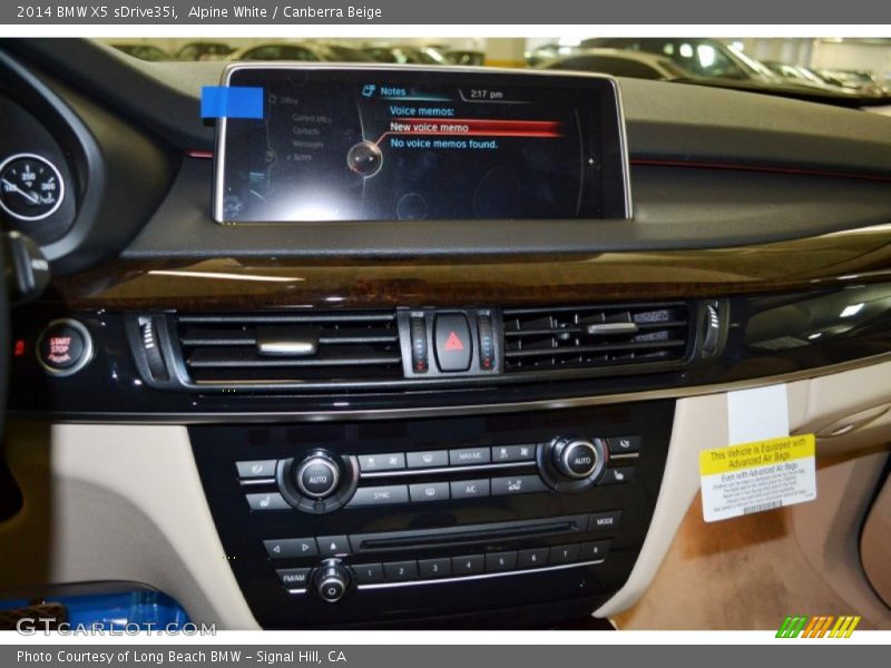 Alpine White / Canberra Beige 2014 BMW X5 sDrive35i