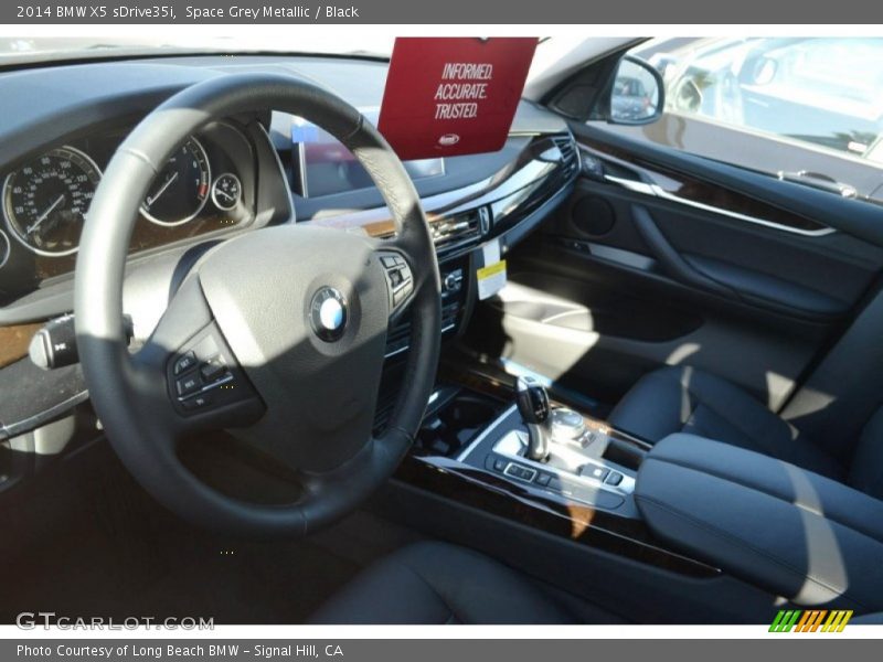 Space Grey Metallic / Black 2014 BMW X5 sDrive35i