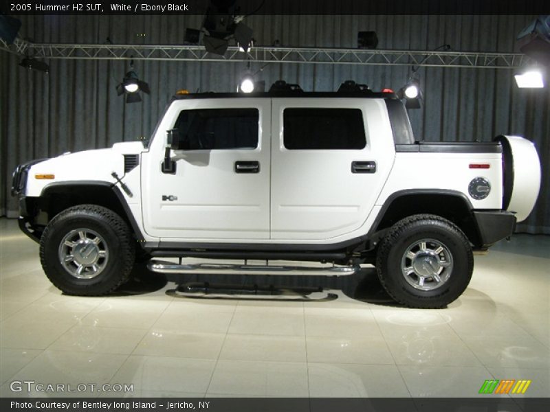 White / Ebony Black 2005 Hummer H2 SUT