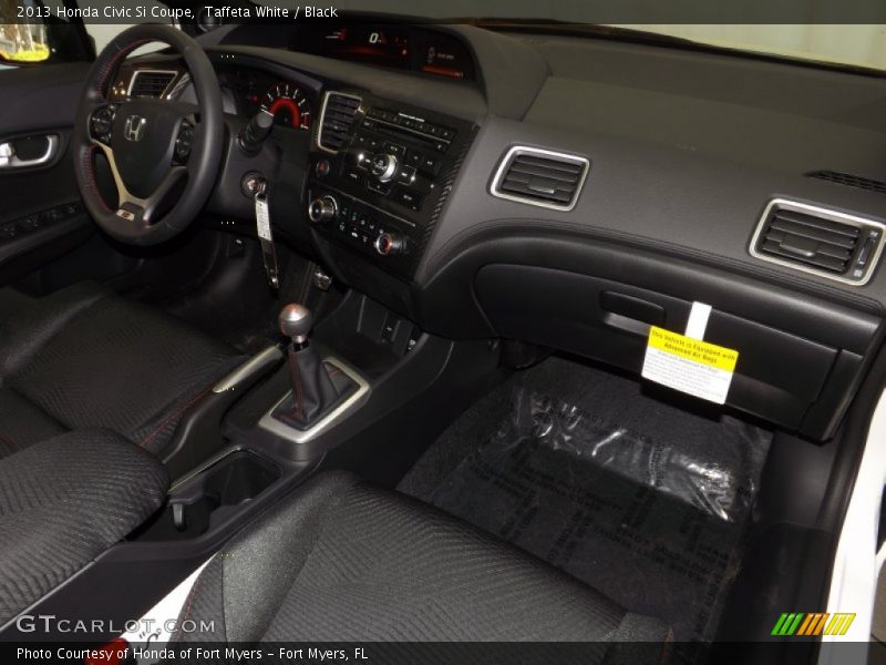 Taffeta White / Black 2013 Honda Civic Si Coupe