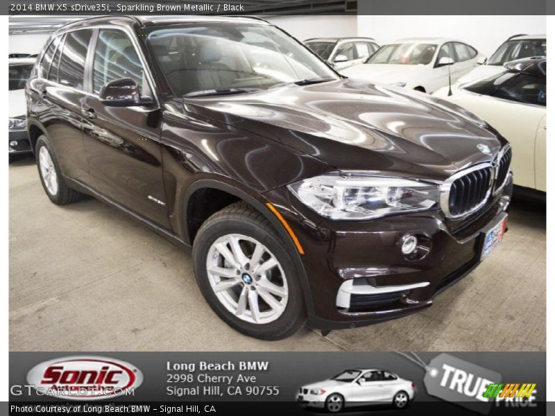 Sparkling Brown Metallic / Black 2014 BMW X5 sDrive35i