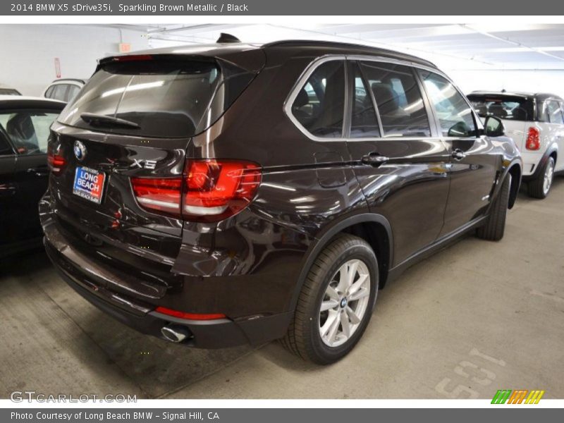 Sparkling Brown Metallic / Black 2014 BMW X5 sDrive35i