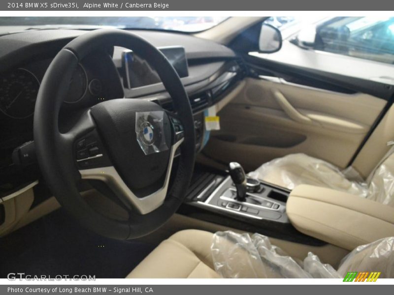 Alpine White / Canberra Beige 2014 BMW X5 sDrive35i