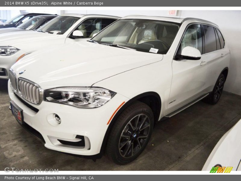 Alpine White / Canberra Beige 2014 BMW X5 sDrive35i